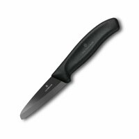 NEW VICTORINOX BLACK CERAMIC PARING VEGETABLE KNIFE 8CM 7.2033.08G