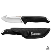 NEW GERBER MOMENT FIXED BLADE GUT HOOK FIXED BLADE KNIFE 31002200