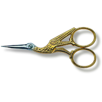 Victorinox Stork Embroidery 12cm Scissors Gold Plated , 8.1040.12
