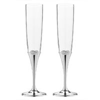 VERA WANG BY WEDGWOOD INFINITY TOASTING CHAMPAGNE FLUTE 2PC SET 175ML SET OF 2