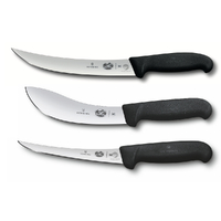 Victorinox 3pc Butcher Knife Set , Skinning Boning Breaking , 3 Piece