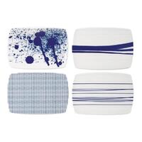 Royal Doulton 4pc Pacific Serving Boards 20cm , Set of 4 