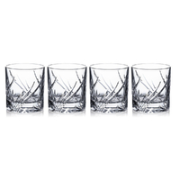 Royal Doulton Harper Crystal Whiskey Tumbler 250ml - Set Of 4 Glasses