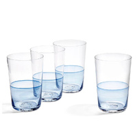 Royal Doulton 1815 Highball 500ml Glasses Blue , Set of 4