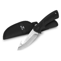 Buck Knives Bucklite Max II Large Guthook Fixed Blade Knife + Sheath Black , 685BKG