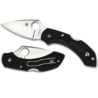 Spyderco Dragonfly 2 Lightweight Black - Plain Blade YSC28PBK2