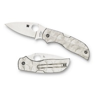 Spyderco Chaparral Titanium CTS XHP Plain Blade Knife YSC152STIP