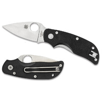 Spyderco Cat G-10 Black Plain Blade YSC129GP