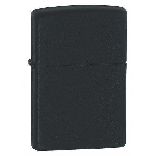 Zippo 90218 Genuine Black Matte Finish Pocket Lighter Windproof Waterproof
