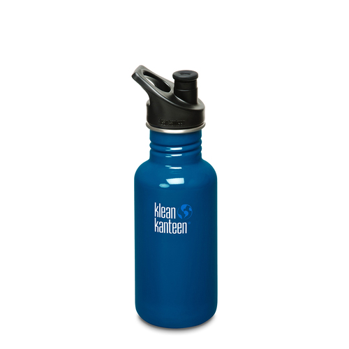 KLEAN KANTEEN ORIGINAL 18OZ 532ML BLUE PLANET BPA FREE WATER BOTTLE  