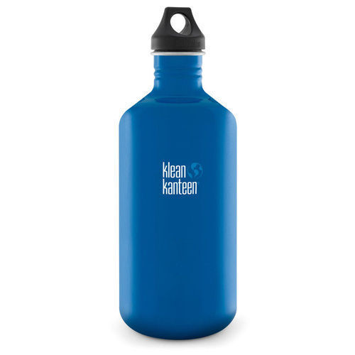 KLEAN KANTEEN CLASSIC 64oz 1900ml BLUE PLANET BPA FREE Water Bottle SAVE !