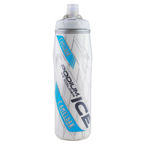 CAMELBAK PODIUM ICE INSULATED 620ML BPA FREE BIKE WATER BOTTLE - ELECTRIC BLUE