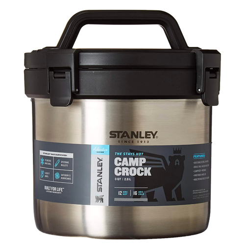 STANLEY ADVENTURE Stay Hot 3qt / 2.8L Camp Crock , Vacuum Insulated Stainless Steel Pot