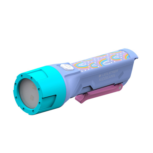 LED LENSER Kidbeam4 Kids Children's Torch w/ Multi Colour Light - Purple