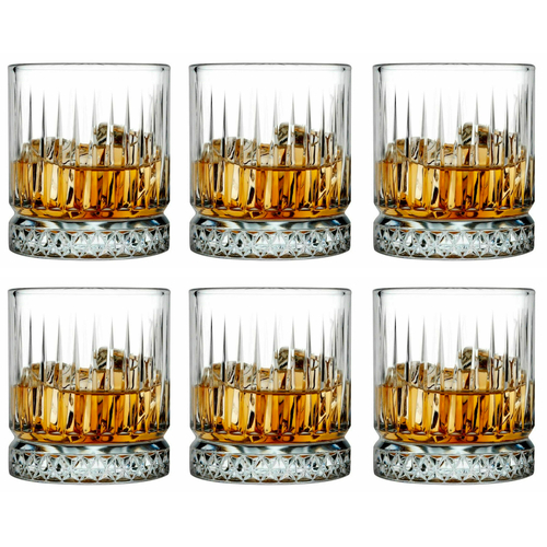 New Pasabahce Elysia 355ml Whiskey Glass Tumbler - Set of 6