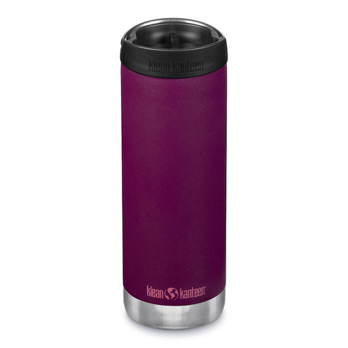 Klean Kanteen 16oz / 473ml TKWide Insulated Cafe Cap Bottle - Purple Potion