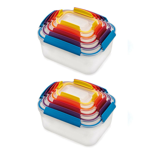 Joseph Joseph Nest Lock Food Storage Container Set - 10pc Multi Colour 81081