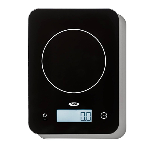 OXO Good Grips Everyday Digital Kitchen Glass Food Scale - Black