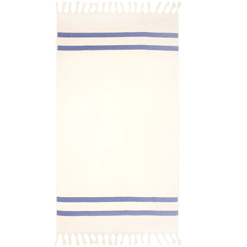 Bambury Sophia Beach Towel  , Azure 90 x 170cm , Made in Turkey