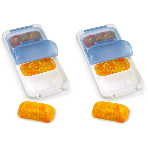 Progressive 1 Cup Freezer Portion Pod With Lid - 2 Pack