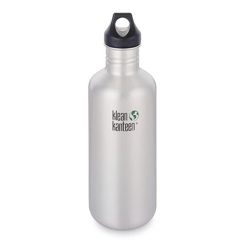 KLEAN KANTEEN 40oz 1182 STAINLESS Brushed BPA FREE Water Bottle