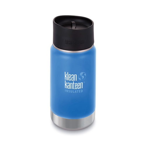 NEW KLEAN KANTEEN INSULATED WIDE 12oz 355ml PACIFIC SKY BLUE Water Coffee Tea Soup
