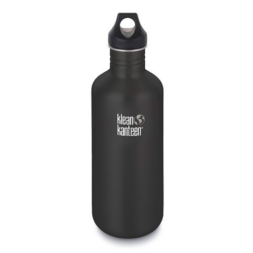 KLEAN KANTEEN THE ORIGINAL 1182ml 40oz BPA FREE WATER BOTTLE - SHALE BLACK SAVE