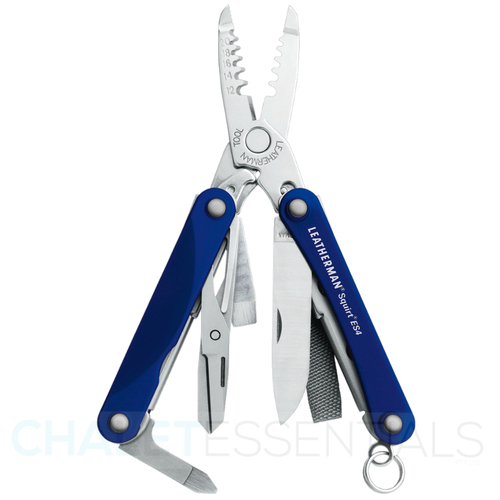 New Leatherman SQUIRT ES4 9in1 Multi Tool Electrician W/Wire Strippers - Blue  *AUTH AUS DEALER*
