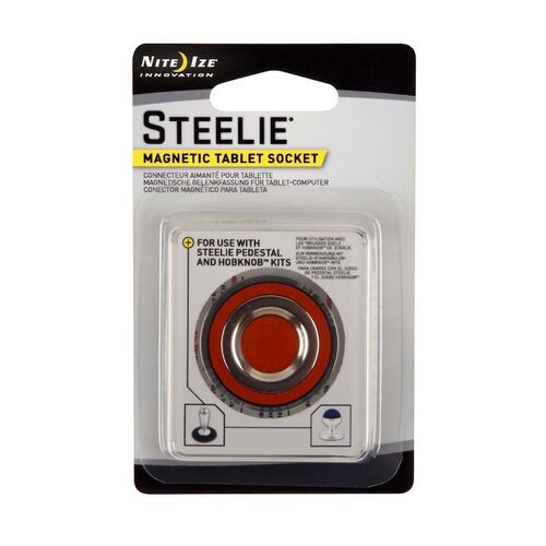 New NITE IZE STEELIE Magnetic Tablet Socket and Cleaning Pad LARGE STLM11R7 Save!