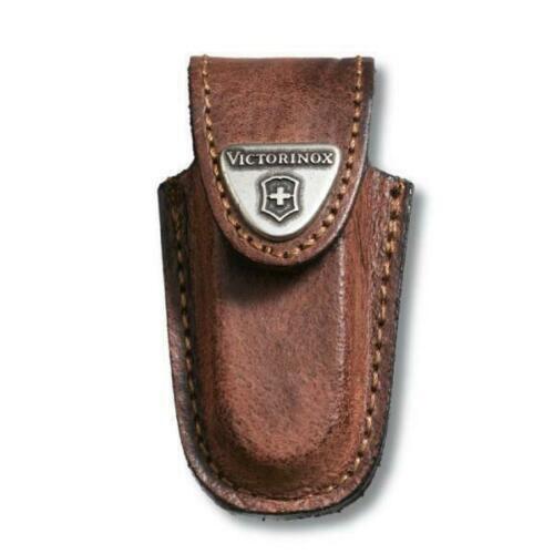 VICTORINOX SWISS ARMY KNIFE BROWN LEATHER BELT POUCH FOR CLASSIC 4.0531 SHEATH