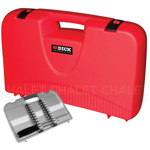 New F Dick FDick Lockable Knife Carry Case Safe Chef Cook - RED