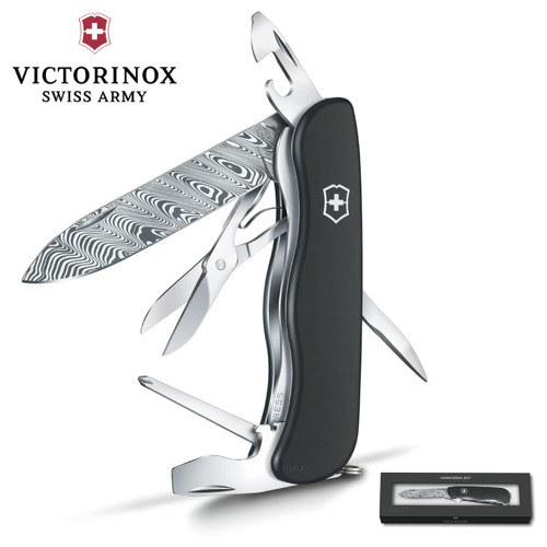 New VICTORINOX Special Outrider Damast Limited Edition 2017 Swiss Army Knife