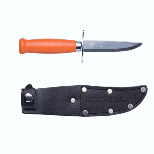 MORAKNIV Scout 39 ORANGE Stainless Fixed Blade Outdoor Knife + Sheath 12287