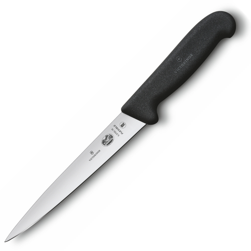 New VICTORINOX 20cm Flexible Filleting Knife - Fibrox Black 5.3703.20