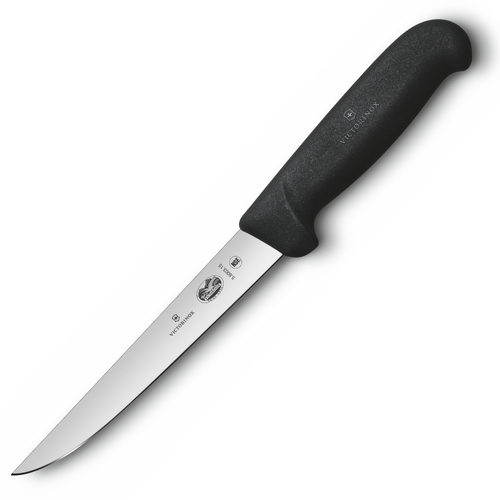 New Victorinox Straight 15cm Boning Knife , Black Fibrox 5.6003.15