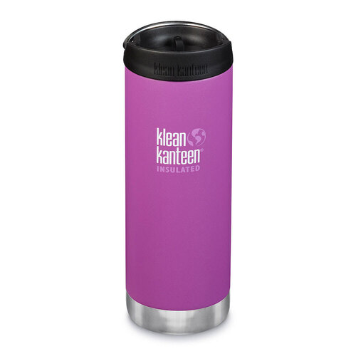 Klean Kanteen 16oz / 473ml TKWide Insulated Cafe Cap Bottle - Berry Bright