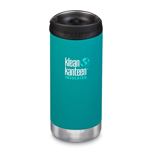 Klean Kanteen Insulated TKWide 12oz / 355ml with Cafe Cap - Emerald Bay