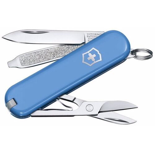 New Victorinox SWISS ARMY SD BLUE Classic Knife Multi Tool