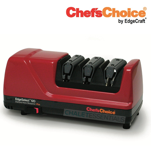 New Chef's Choice Pro Electric Diamond Hone Knife Sharpener RED 120 Hone EdgeSelect