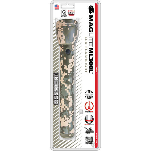 NEW MAGLITE 3D CAMO ML300L LED Flashlight Made in USA