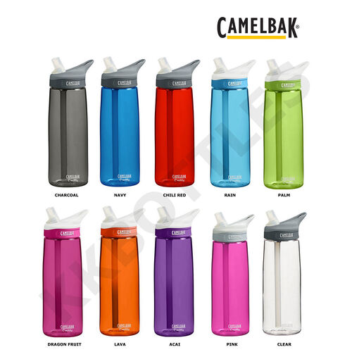 CAMELBAK EDDY .75L 750ML BPA FREE SPILL PROOF WATER BOTTLE -10 COLOURS TO SELECT