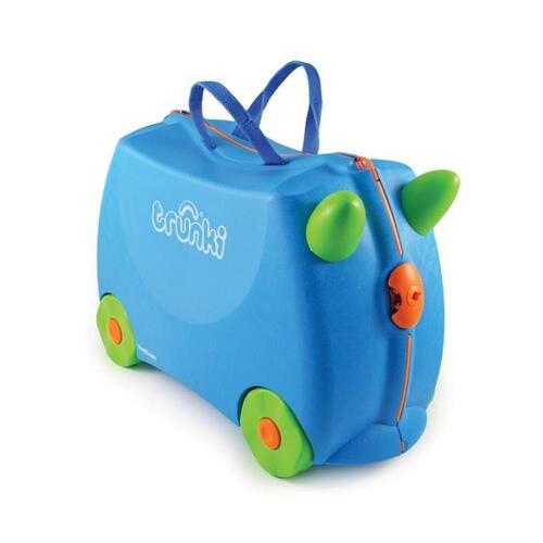 TRUNKI Ride on Kids Suitcase Luggage Toy Box TERRANCE