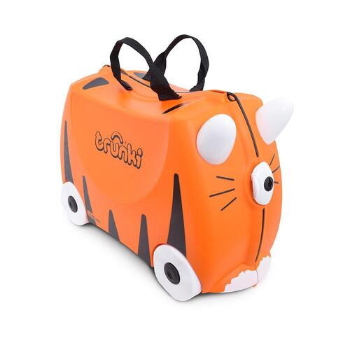TRUNKI Ride on Kids Suitcase Luggage Toy Box TIPU TIGER