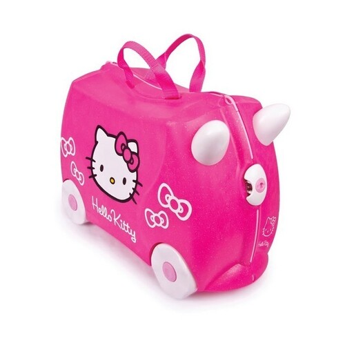 TRUNKI Ride on Kids Suitcase Luggage Toy Box HELLO KITTY