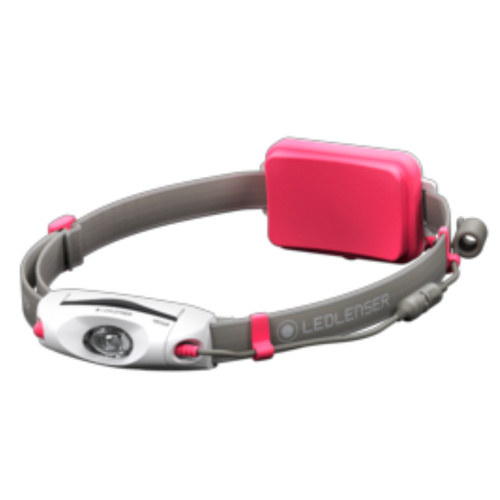 LED LENSER NEO6R Head Torch RECHARGEABLE Headlamp  - PINK 240 Lumens