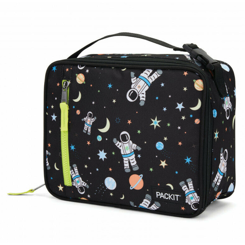 NEW PACKIT VERTICAL COOLER LUNCH BAG FREEZE AND GO - SPACEMAN