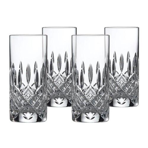 Royal Doulton Highclere Premium Crystal Highball Tumbler 390ml , Set Of 4 Glasses