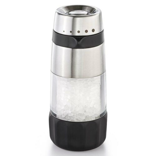 OXO GOOD GRIPS ACCENT MESS-FREE STAINLESS STEEL SALT GRINDER