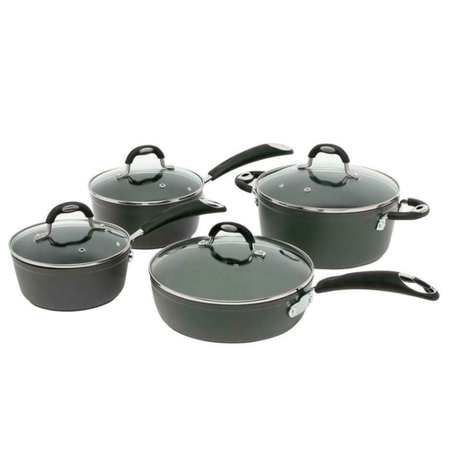 New Stanley Rogers Heritage Advanced 4pc Cookware Set 4 Piece , Suits Induction