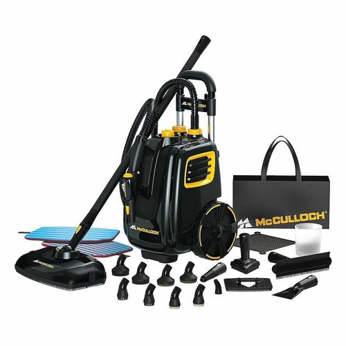McCulloch Deluxe Canister Deep Clean Multi Floor Steam Cleaner System , MC1385